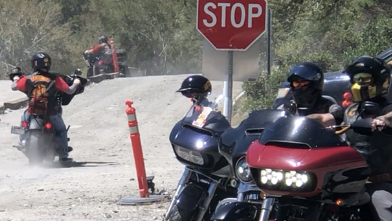 Leathernecks riding