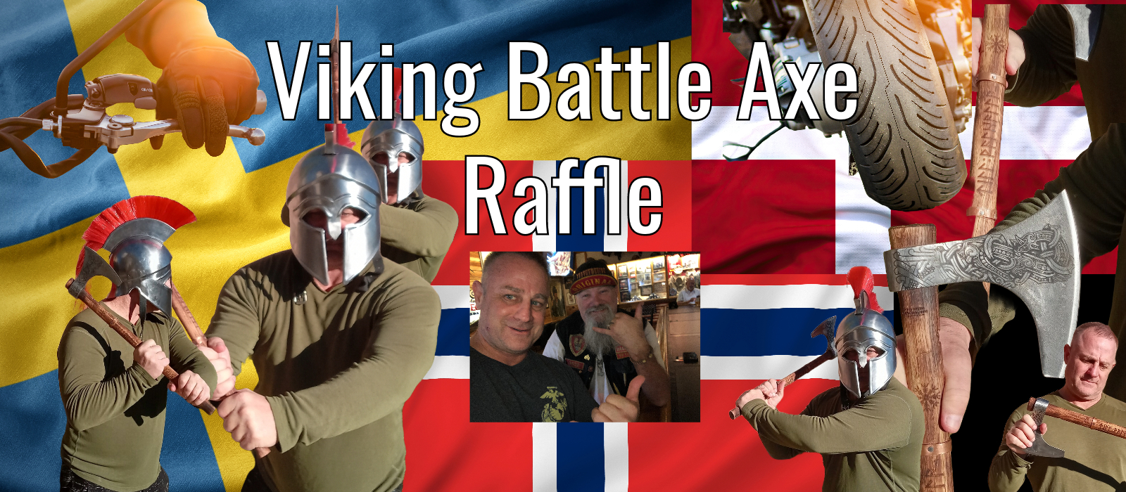 Unveiling the Viking Battle Axe: Tribute to Fallen Riders by Spartan's P, Ragnar